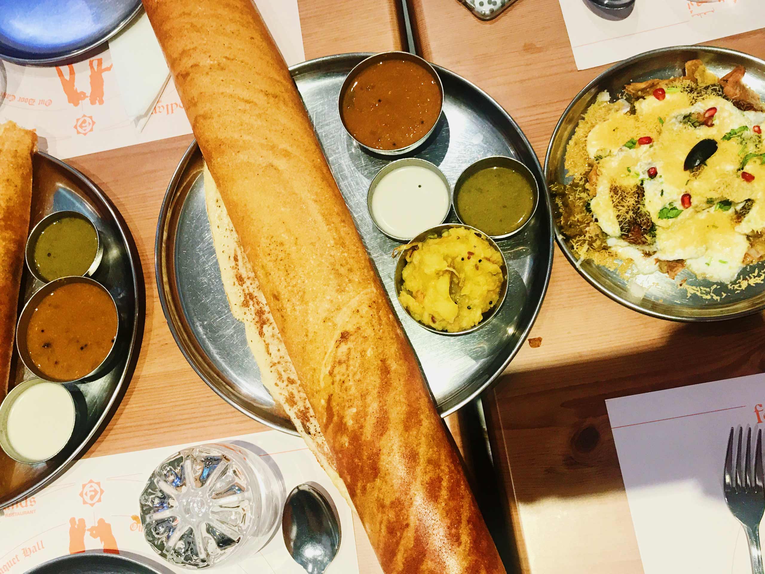 An assortment of Indian food from Foodlands