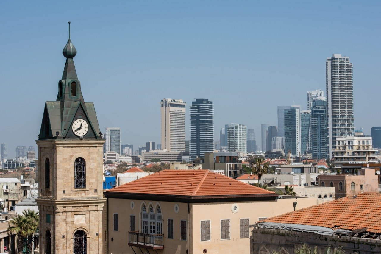 City skyline of Tel Aviv