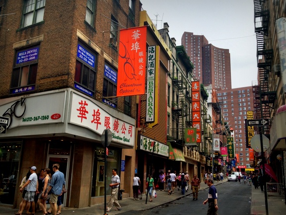 Street in Chinatown/ Little Italy NYC area