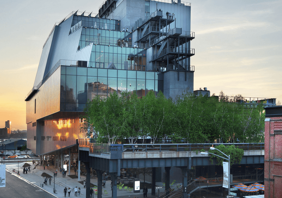 Picture of the High Line and the Whitney Museum