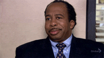 GIF of Stanley Hudson smiling and nodding
