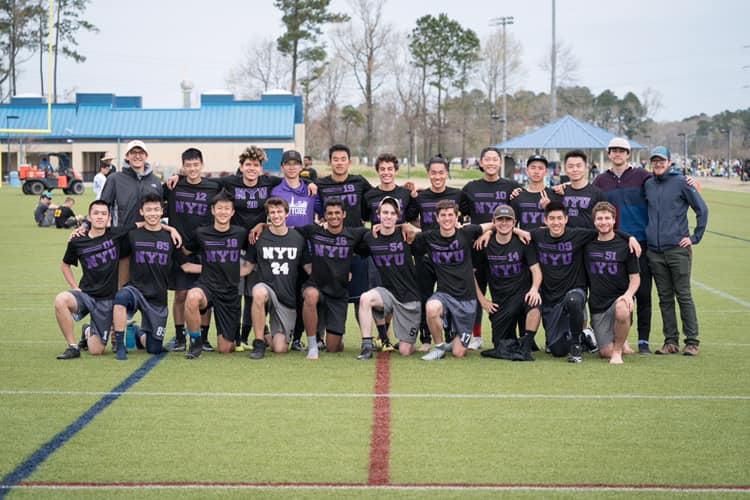 A picture of the NYU Purple Haze team (2018-2019)