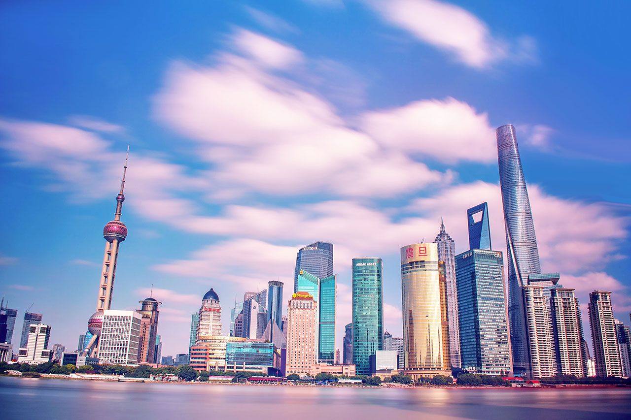 Shanghai's skyline.