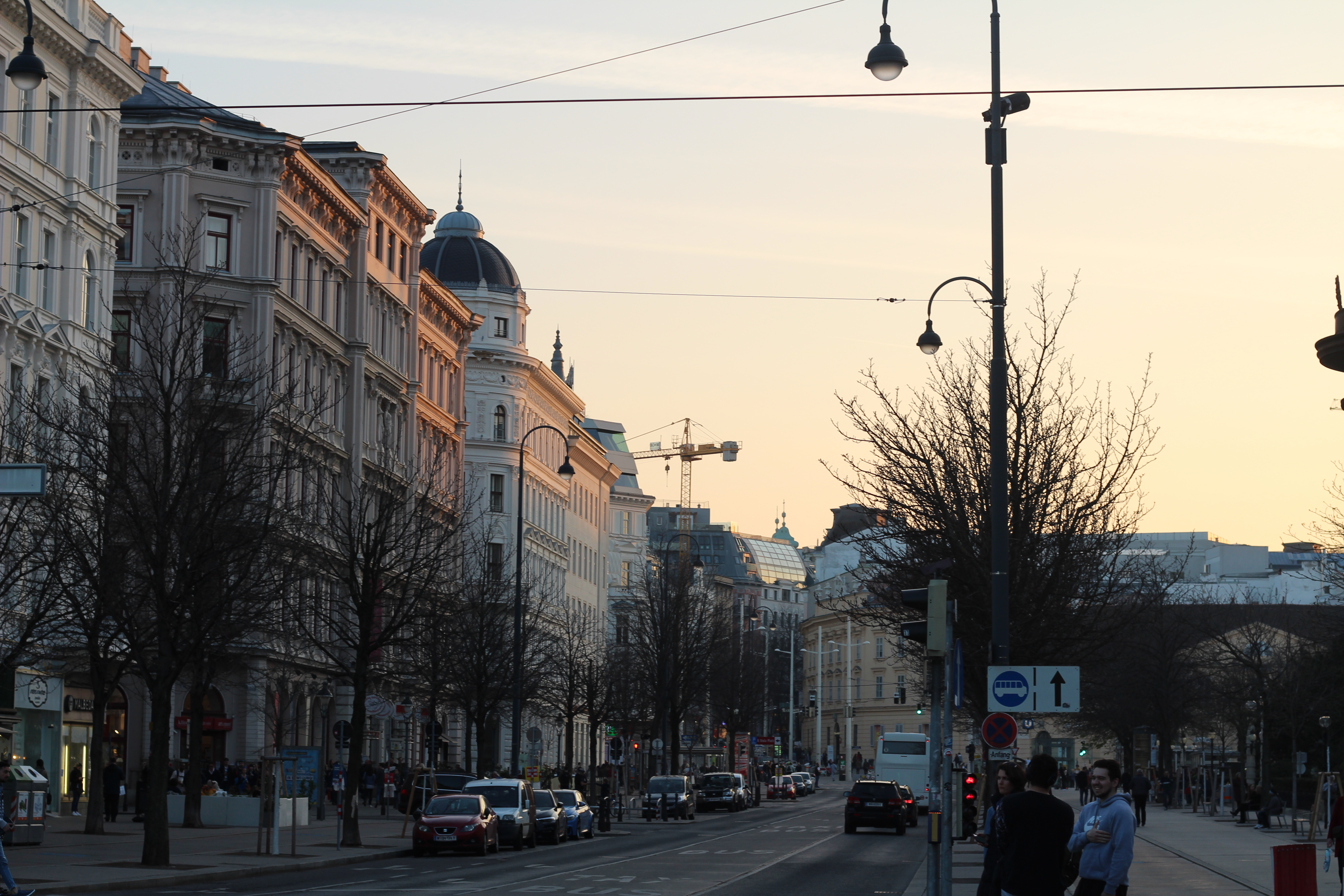 vienna-street-sunset semester-away
