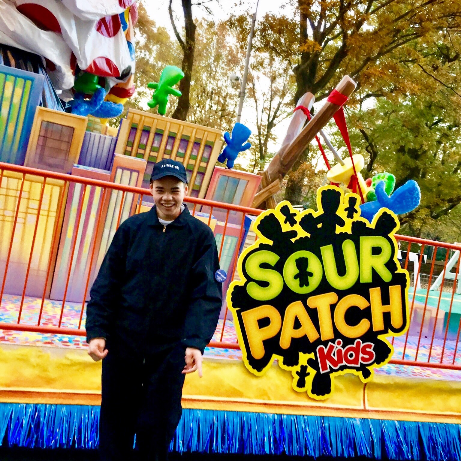 Gage Thomas in the Macy's Thanksgiving Day Parade