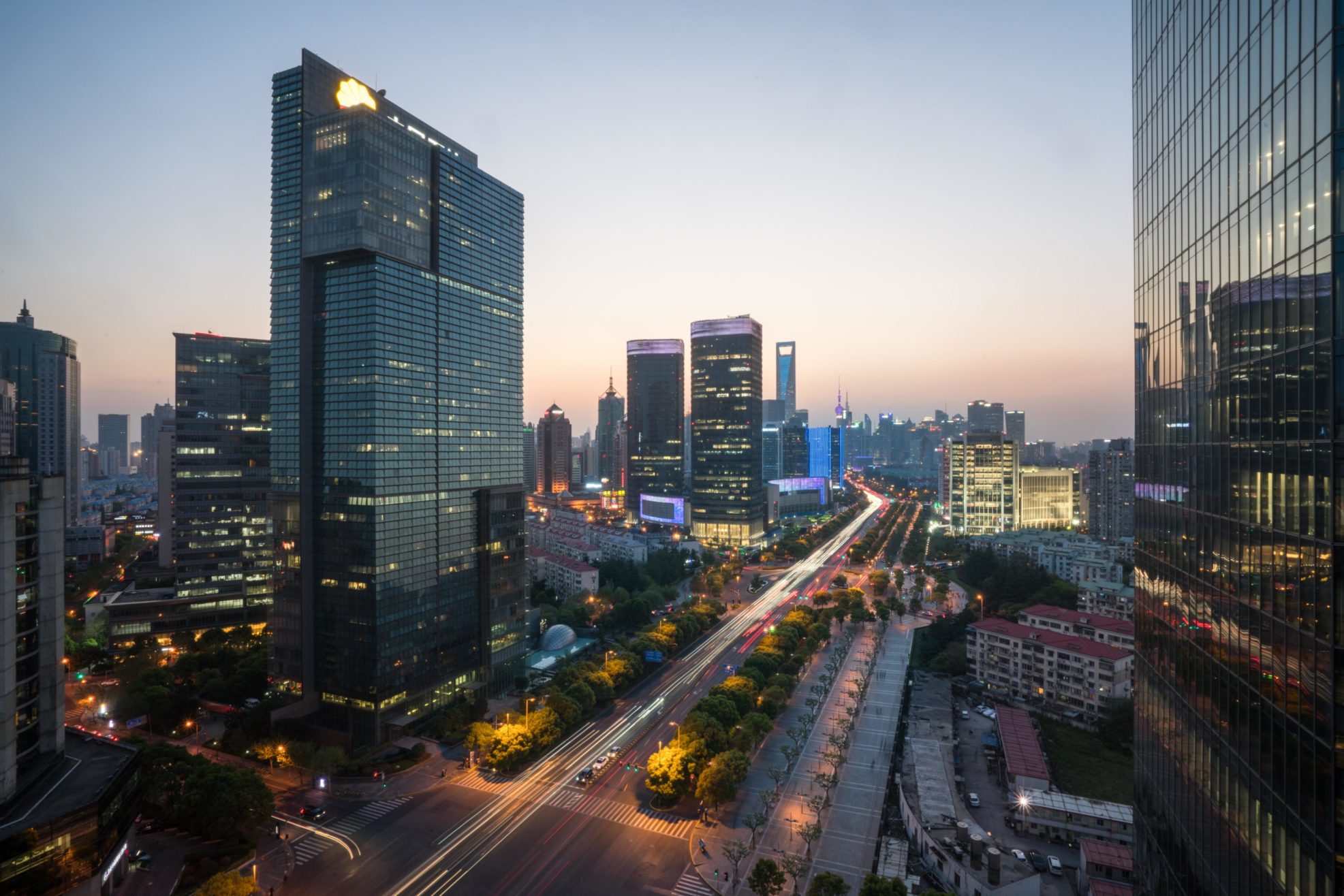 Shanghaiʼs skyline.