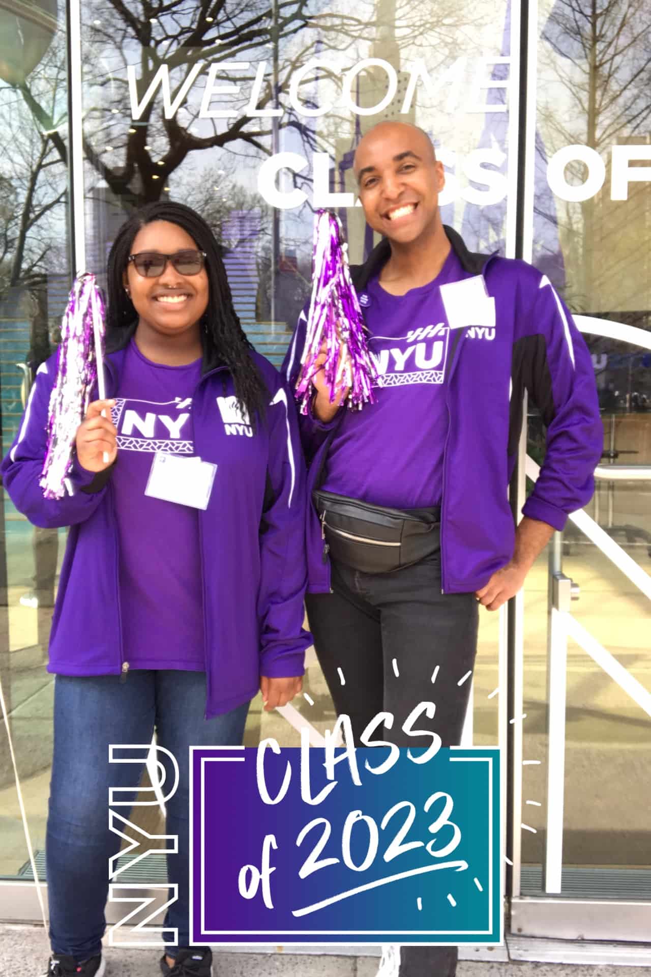 NYU Admissions Ambassadors at Weekend on the Square.