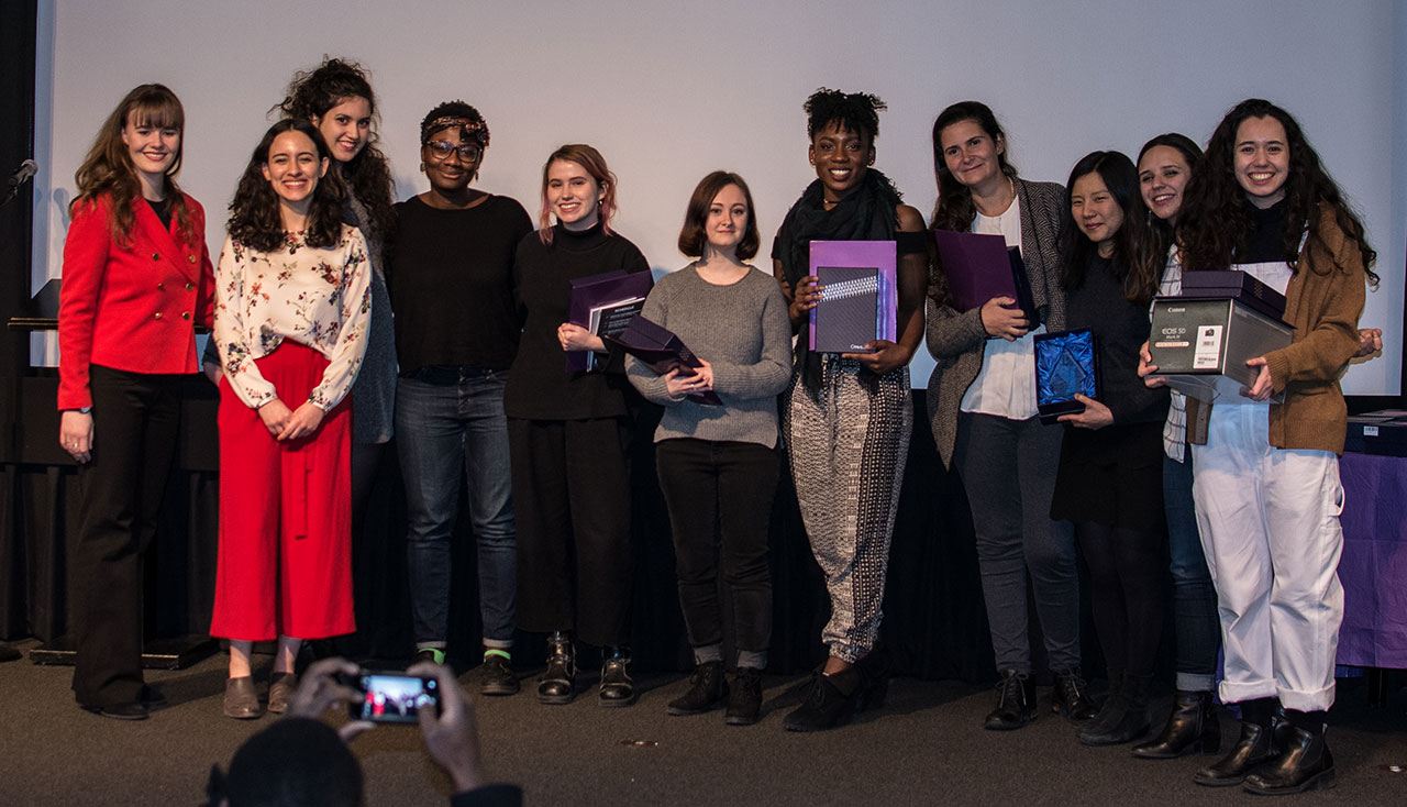 A group of women who participated in the Fusion Film Festival.