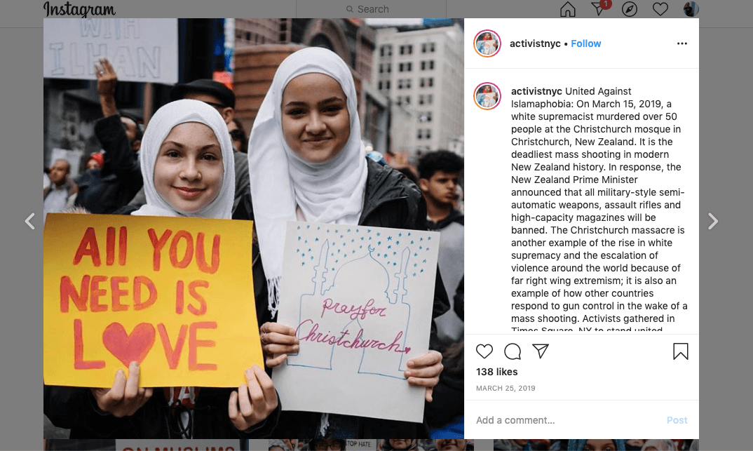Instagram - Activist NYC