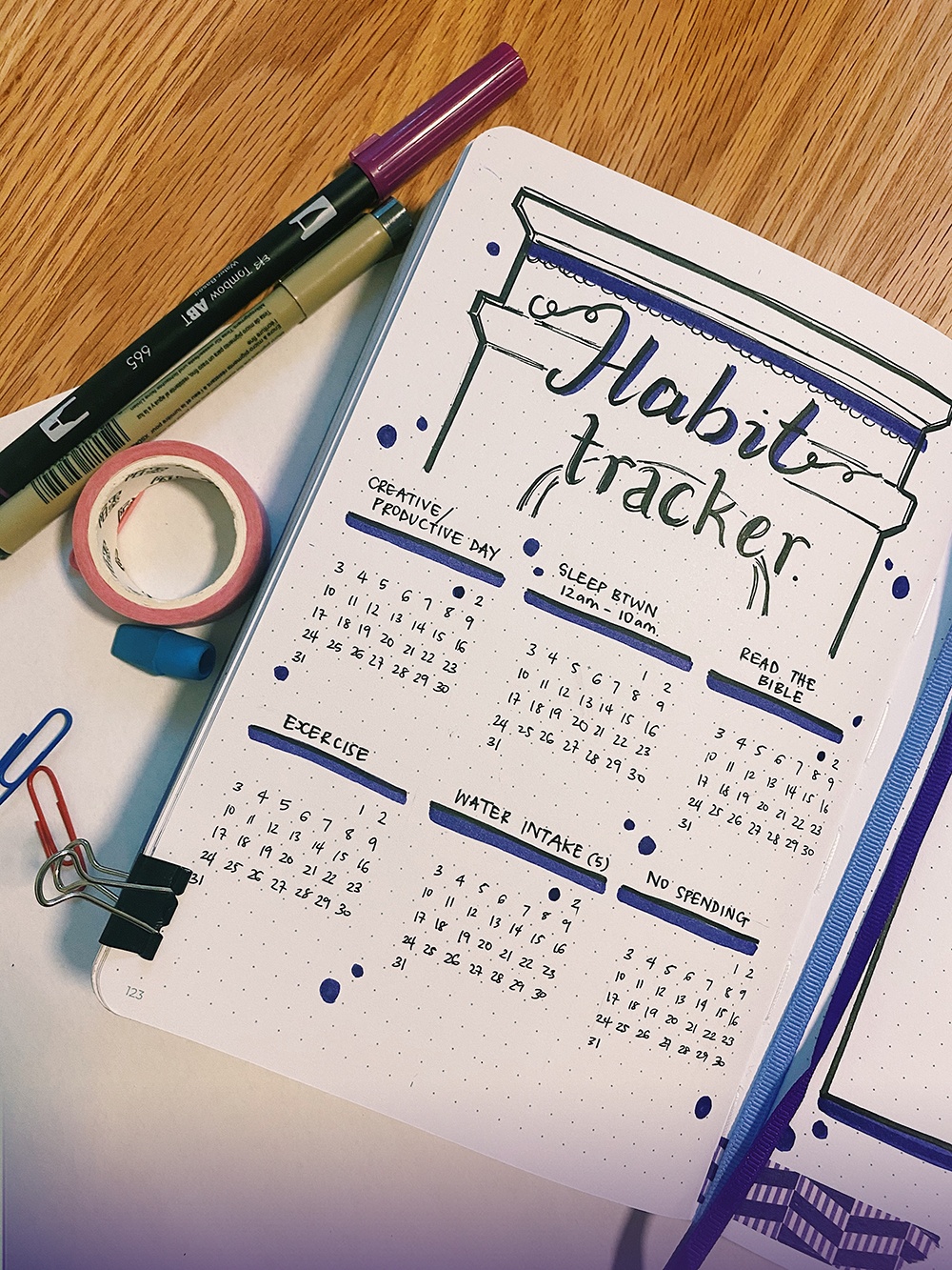 Blank Habit Tracker