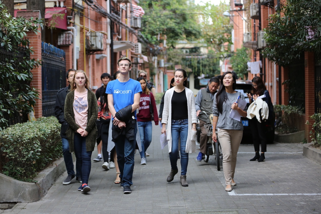 NYU Shanghai students use the city as their classroom.