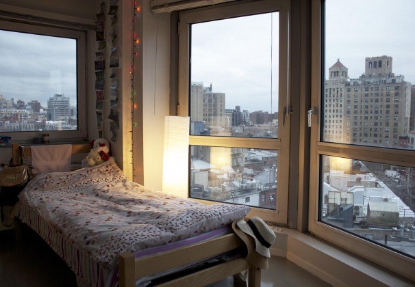 A view from a dorm in Alumni Hall.