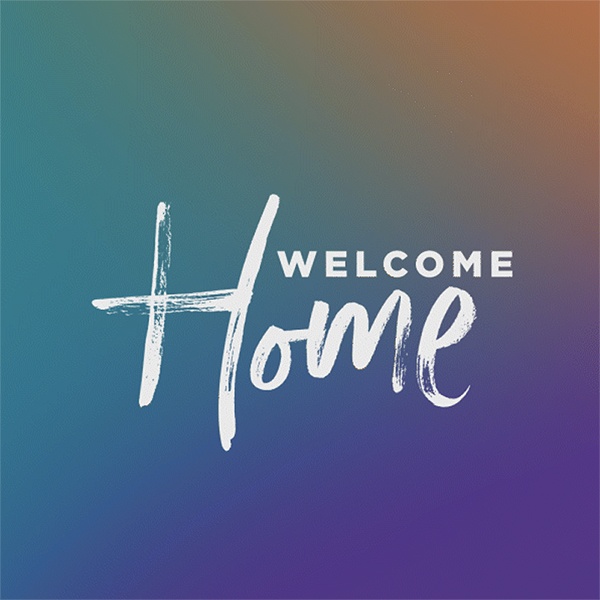 Logo of Welcome Home in handwritten font