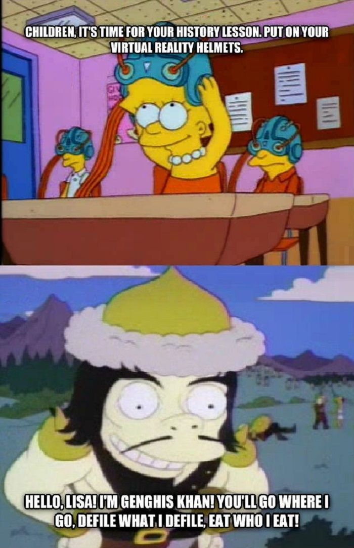 A “The Simpsons” meme.