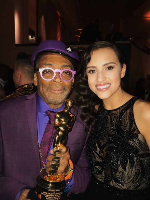 Natalie and Spike Lee at the Oscars.