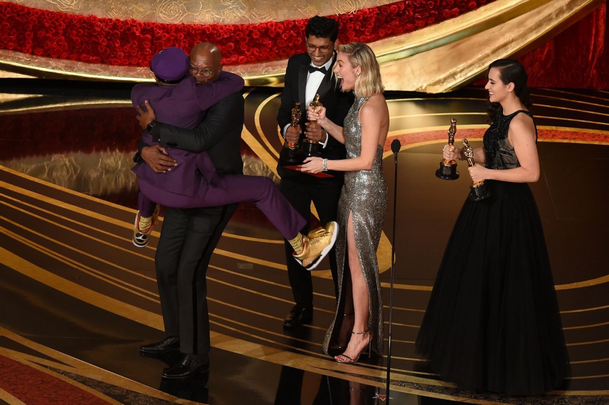 Natalie and Spike Lee at the Oscars.