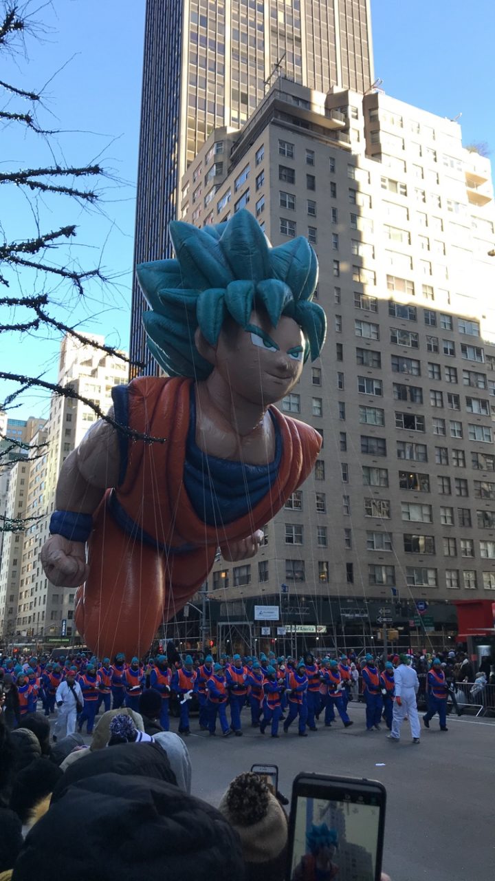 A Macy’s Thanksgiving Day Parade balloon.