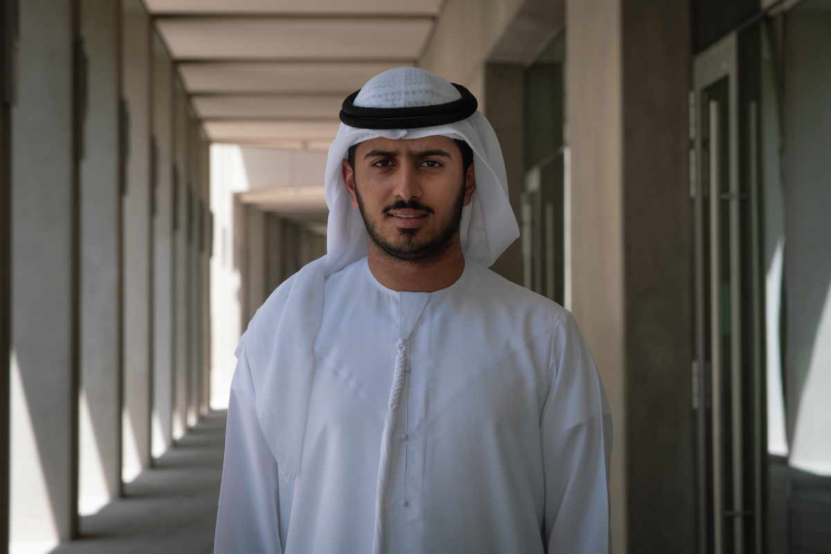 UAE Futureneer and NYU Abu Dhabi student Thani AlMheiri.