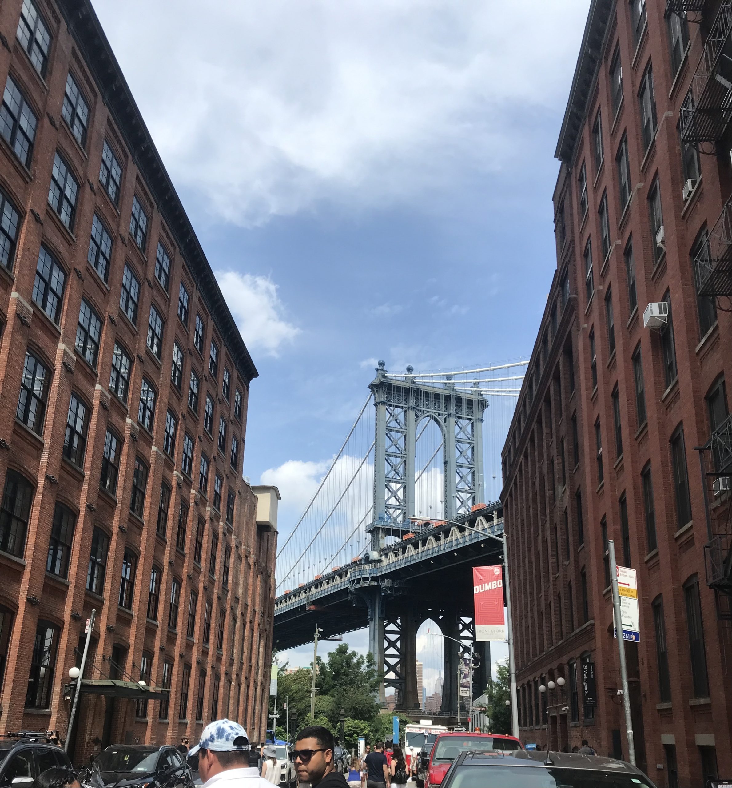 The Manhattan Bridge in Dumbo, Brooklyn.