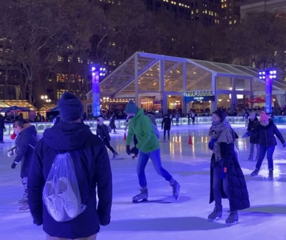 Bryant Park Ice skating rink