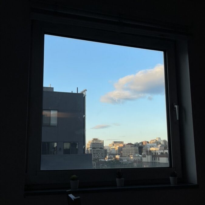 an image of a view from an NYC window