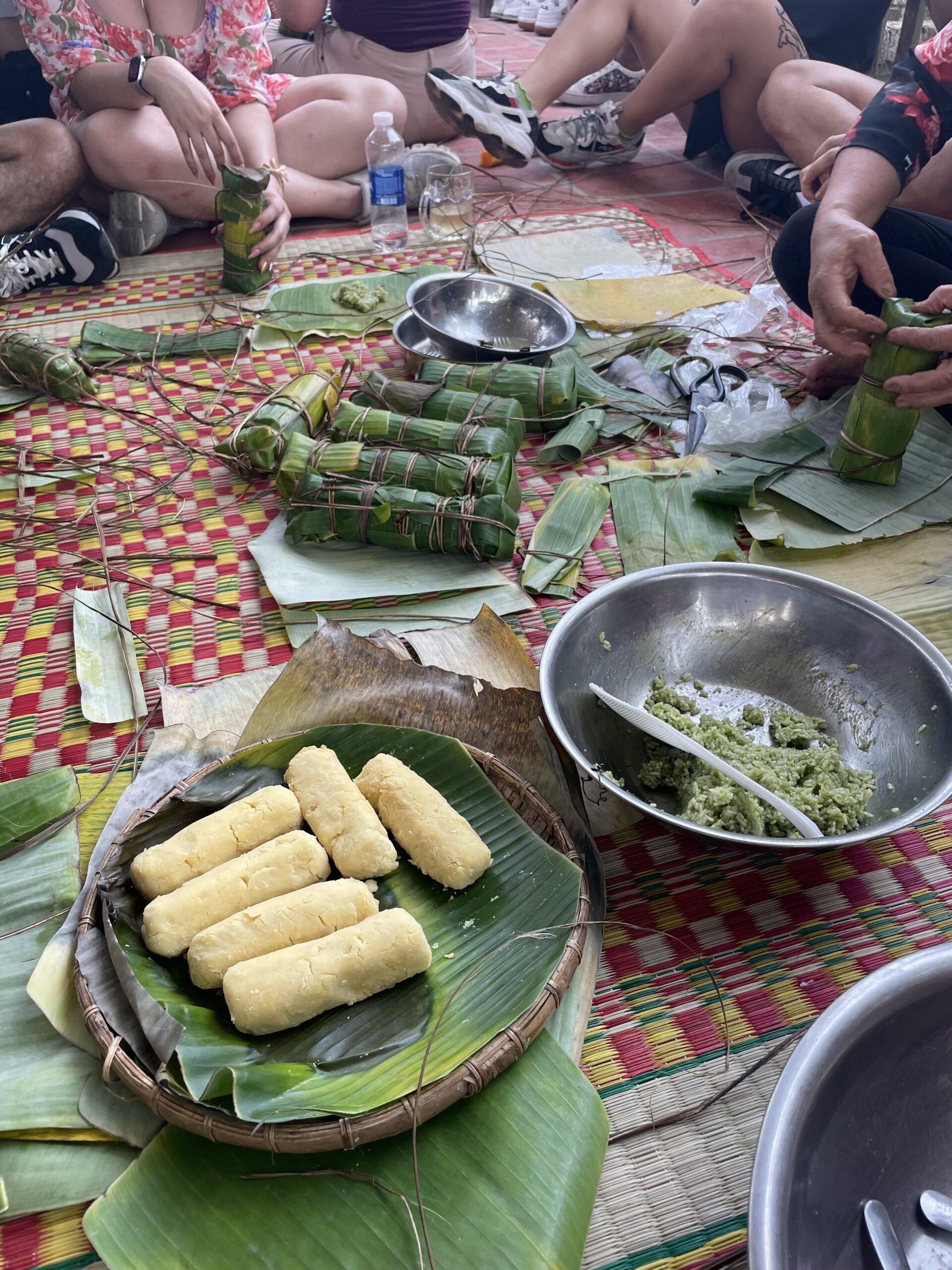A food-making session in Vietnam.