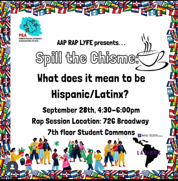 An example flyer of a RAP session.