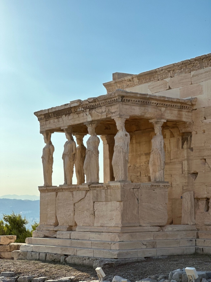 The Erechtheion (or the Temple of Athena).