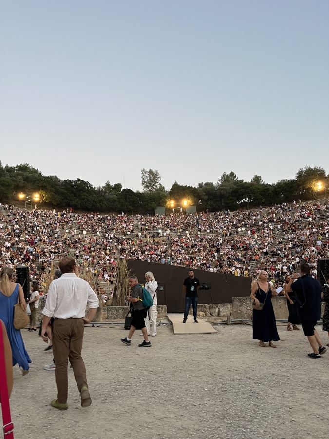 A performance in the Ancient Theatre of Epidaurus.