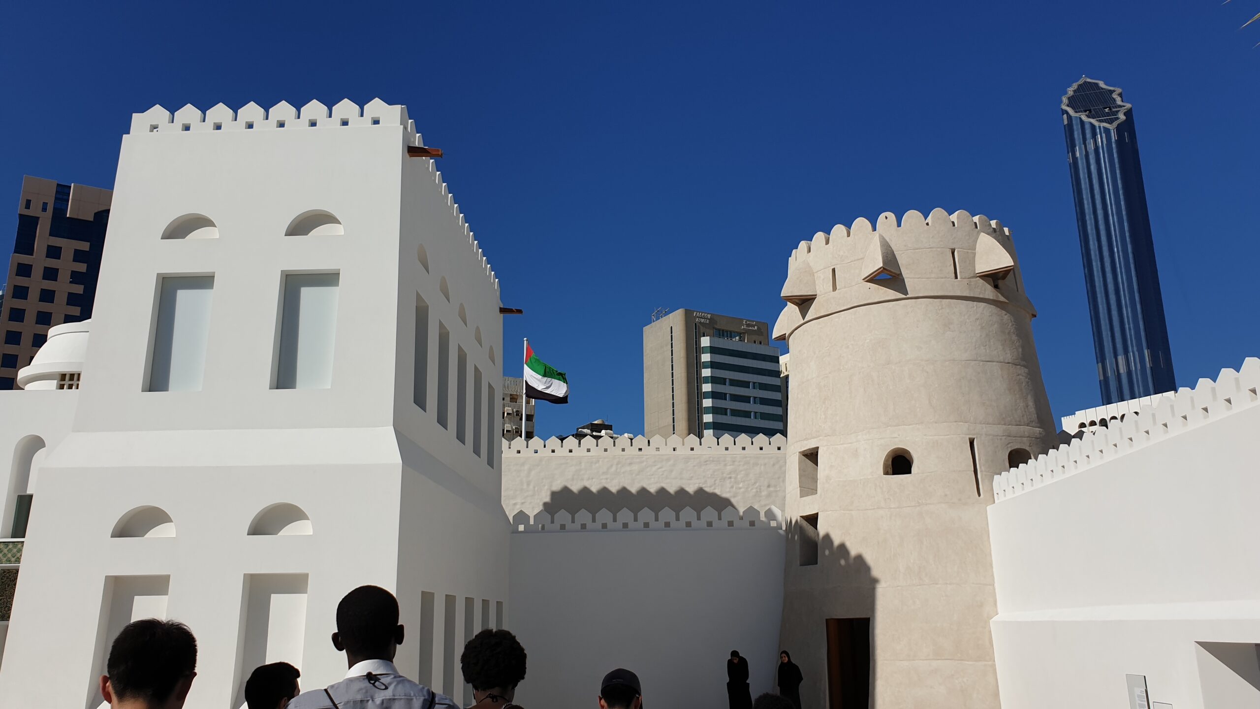 Qasr Al Hosn, a historical landmark in Abu Dhabi. It is the oldest stone building in the city.