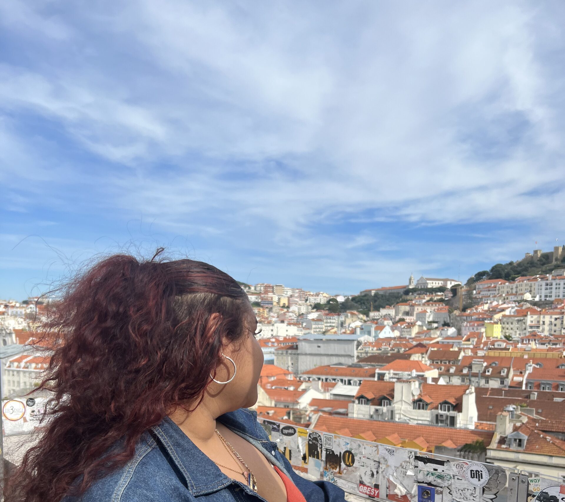 Me overlooking Lisbon