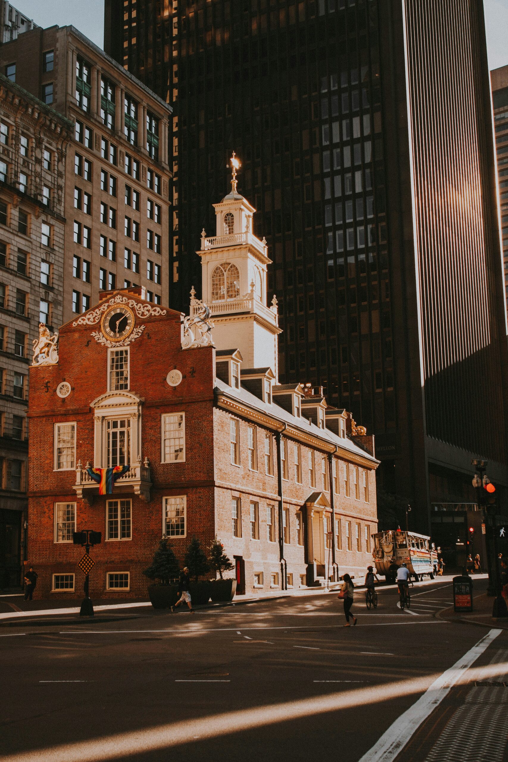 A brick building in Boston.