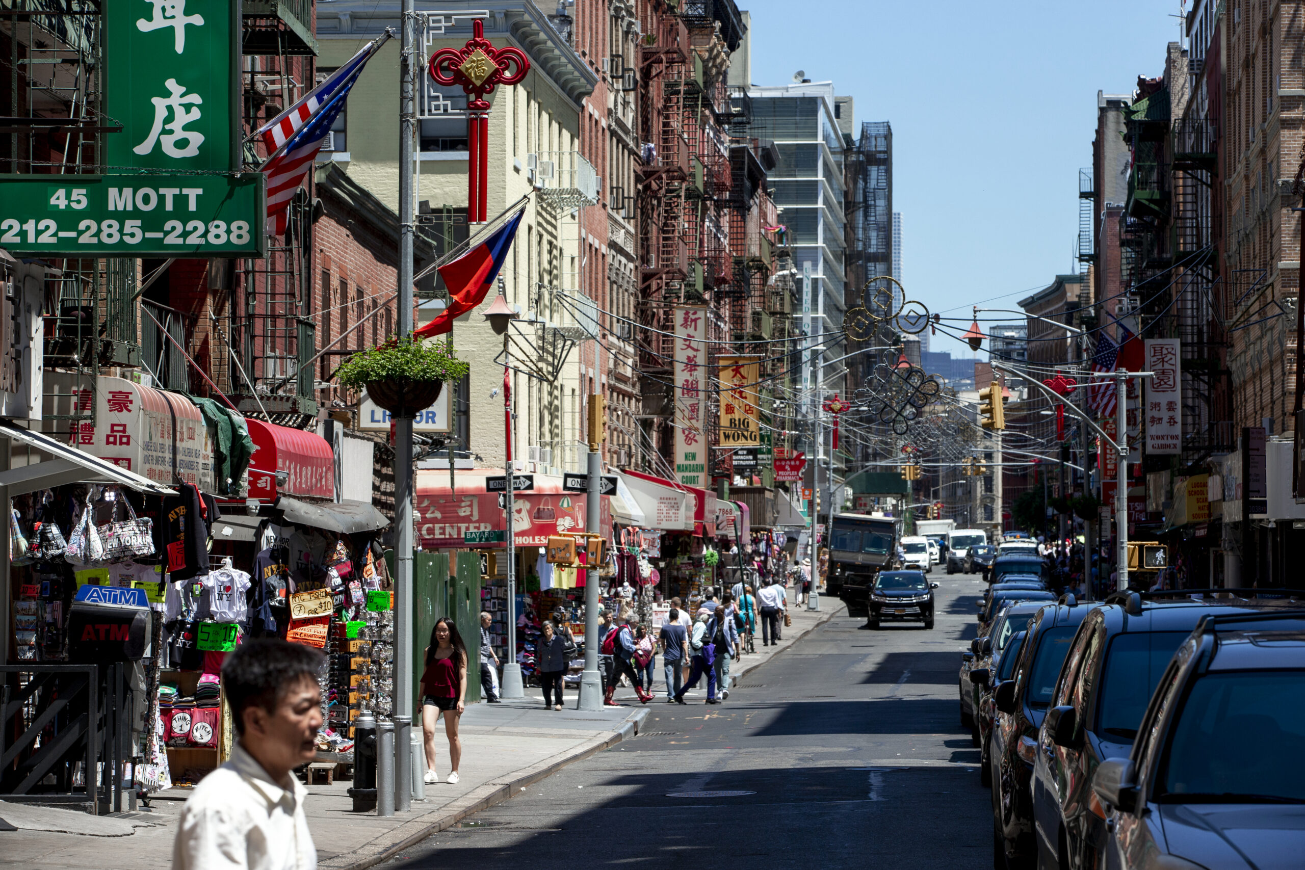 A street in Chinatown.
