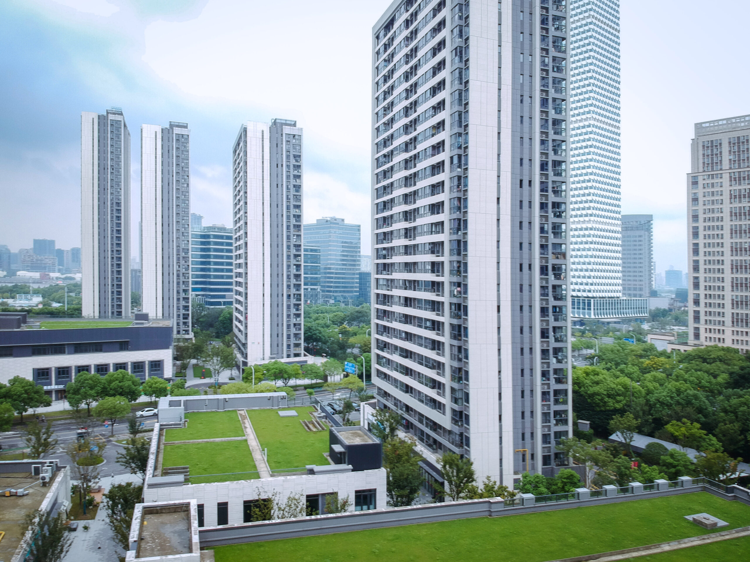 Exterior of NYUSH Jingyao Residence Hall