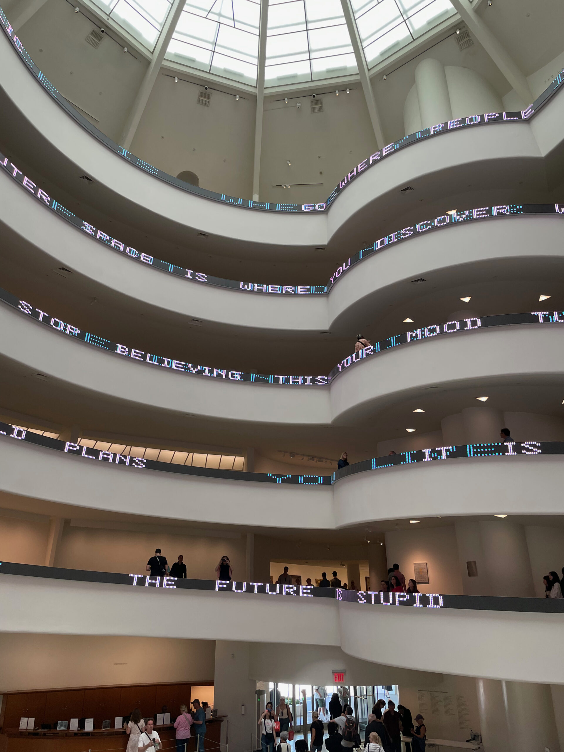 Interior of the Guggenheim Museum