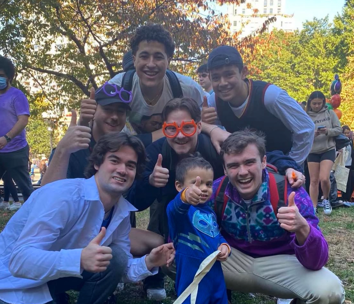 Zeta Psi with their B+ Hero