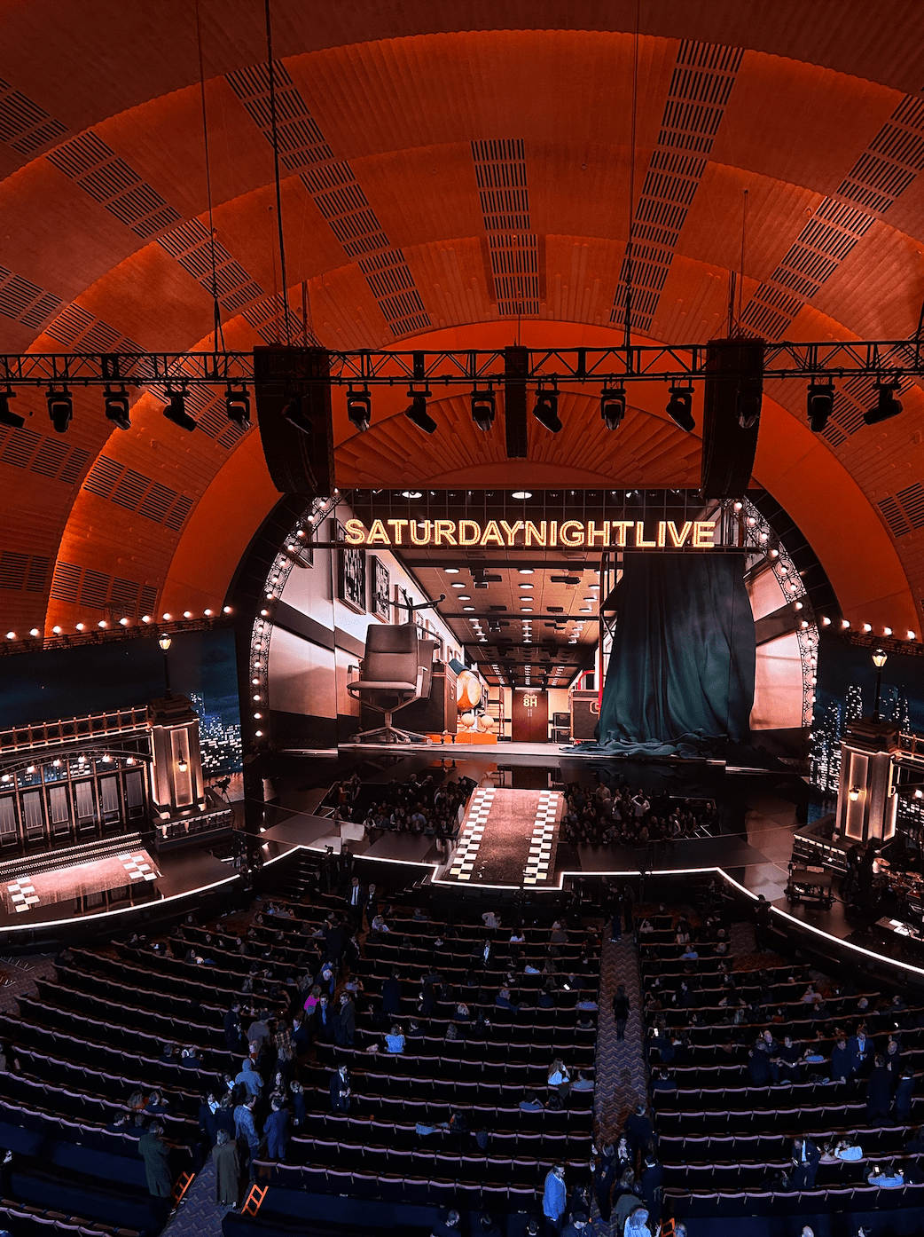 Radio City Music Hall before internship event