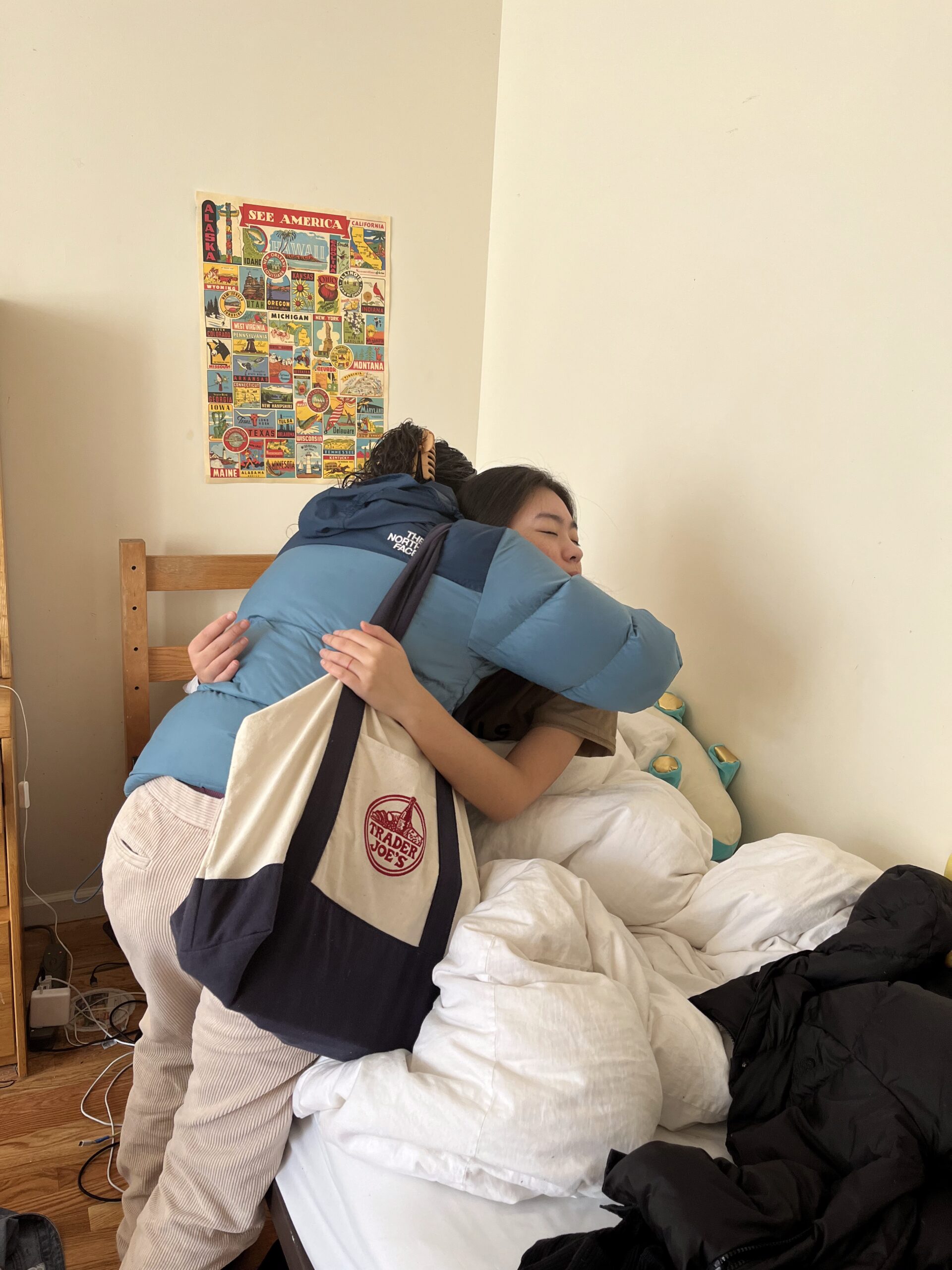 My roommate and I in our sophomore year residence hall:)