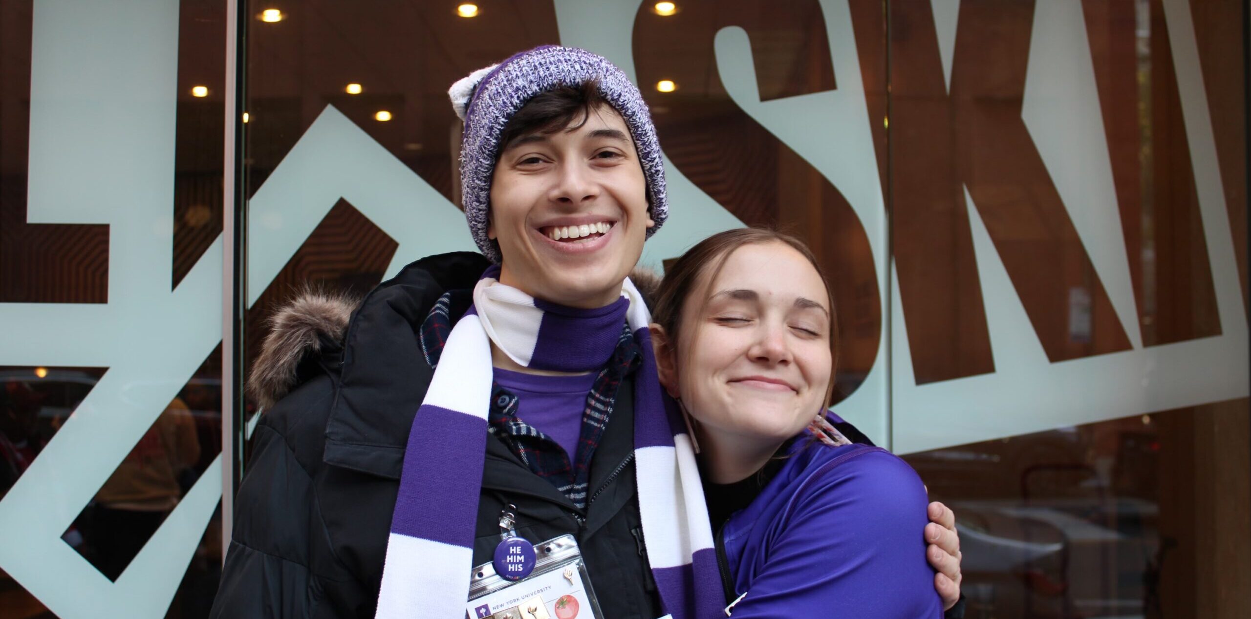 Me and fellow Ambassador Jake during Weekend on the Square.