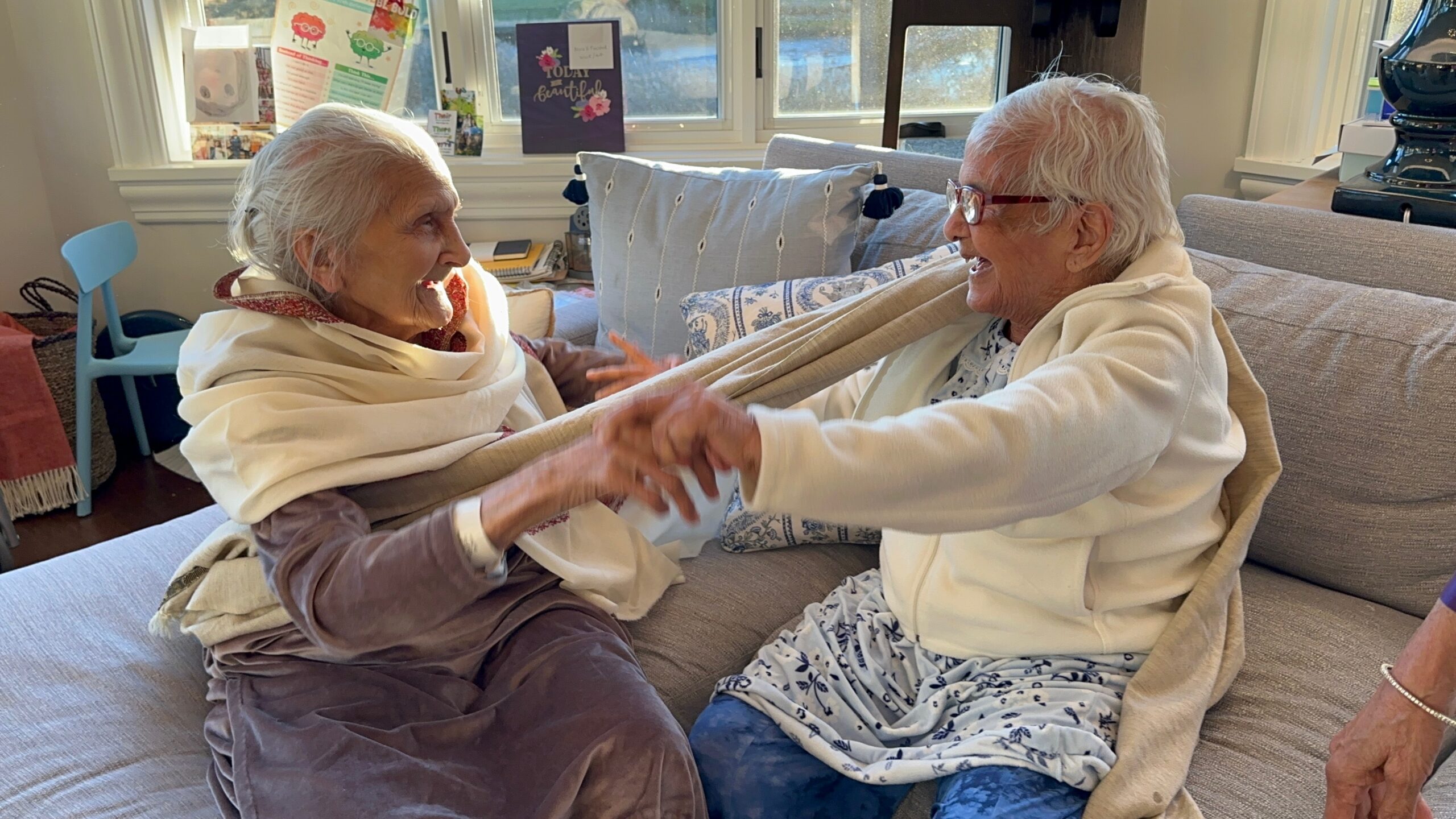 Tina's grandmothers Beeji and Mummy