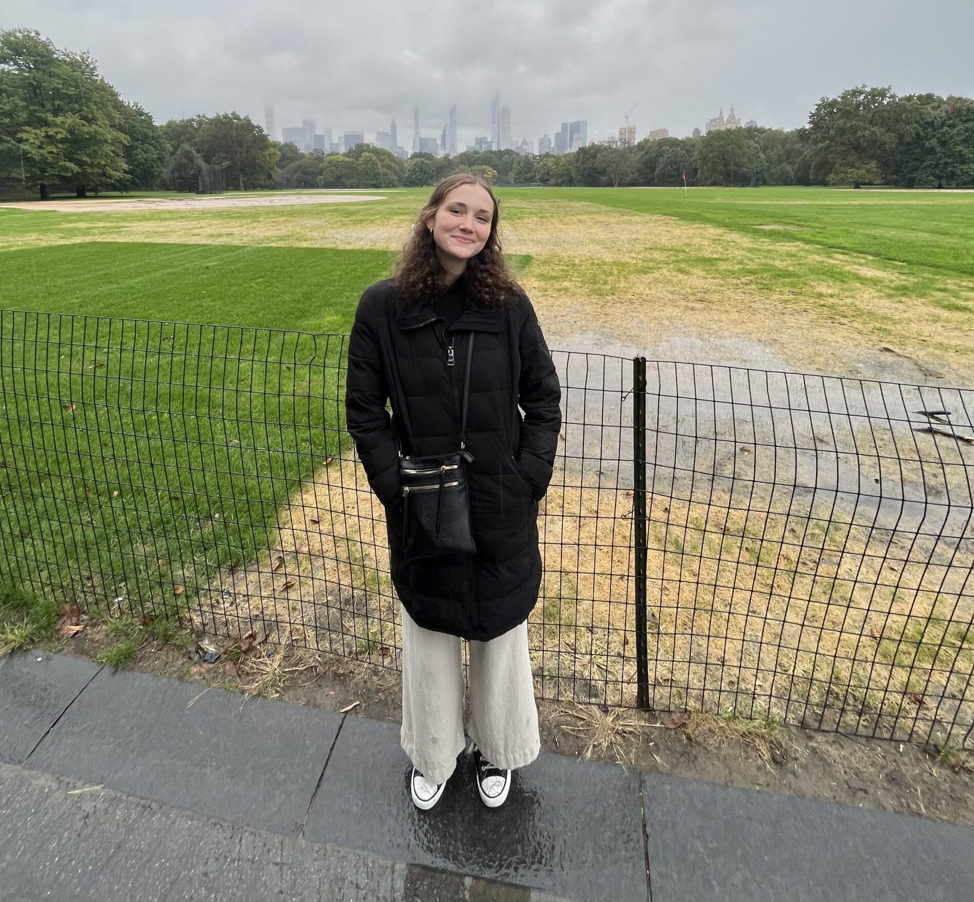 The author in Central Park.