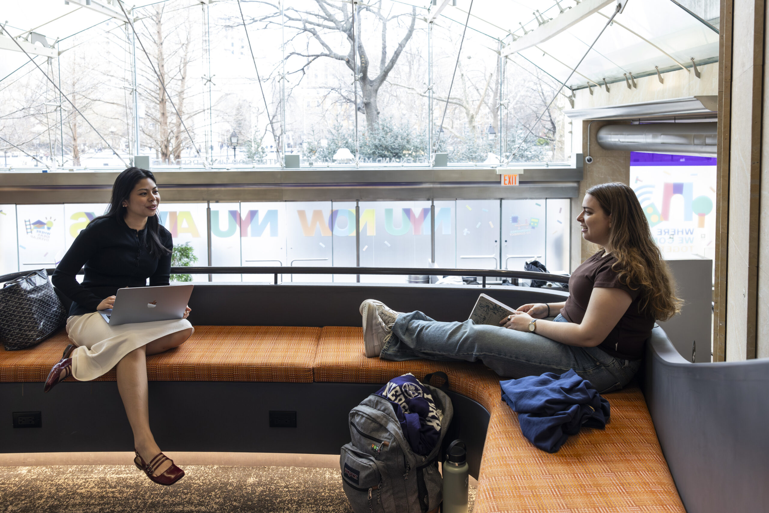 students sitting in kimmel