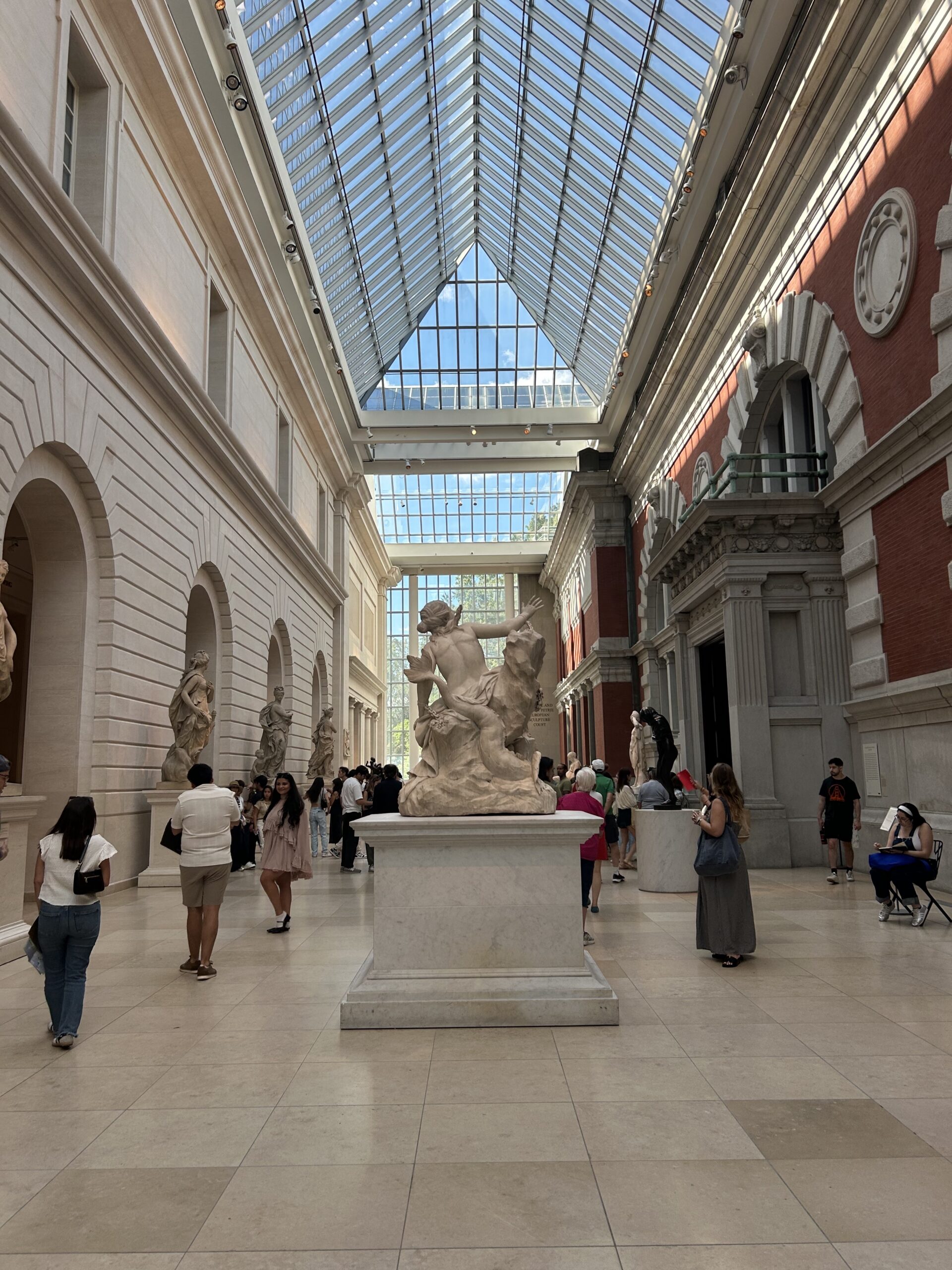 Statue at the MET