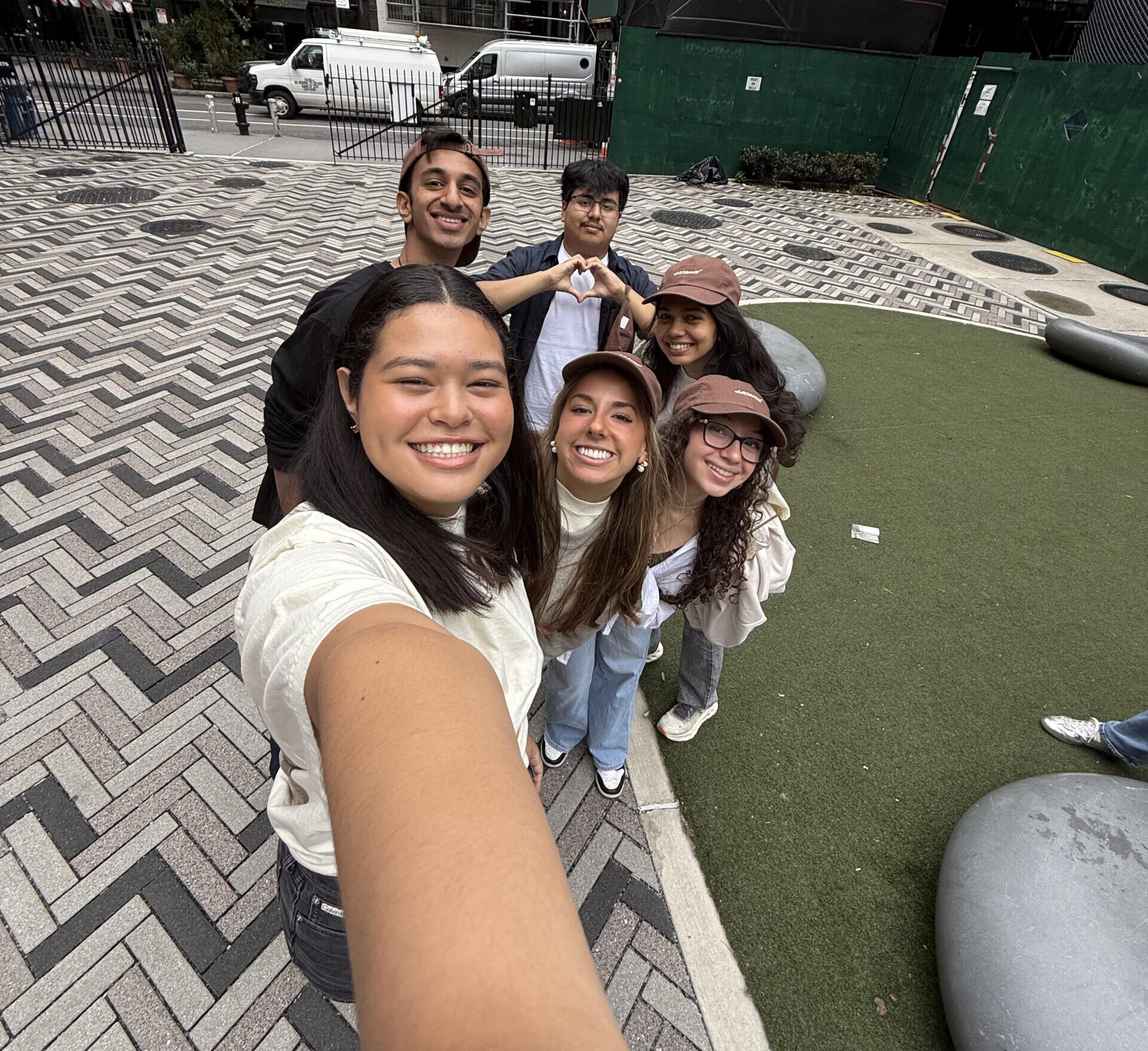 A group of students posing for a photo.