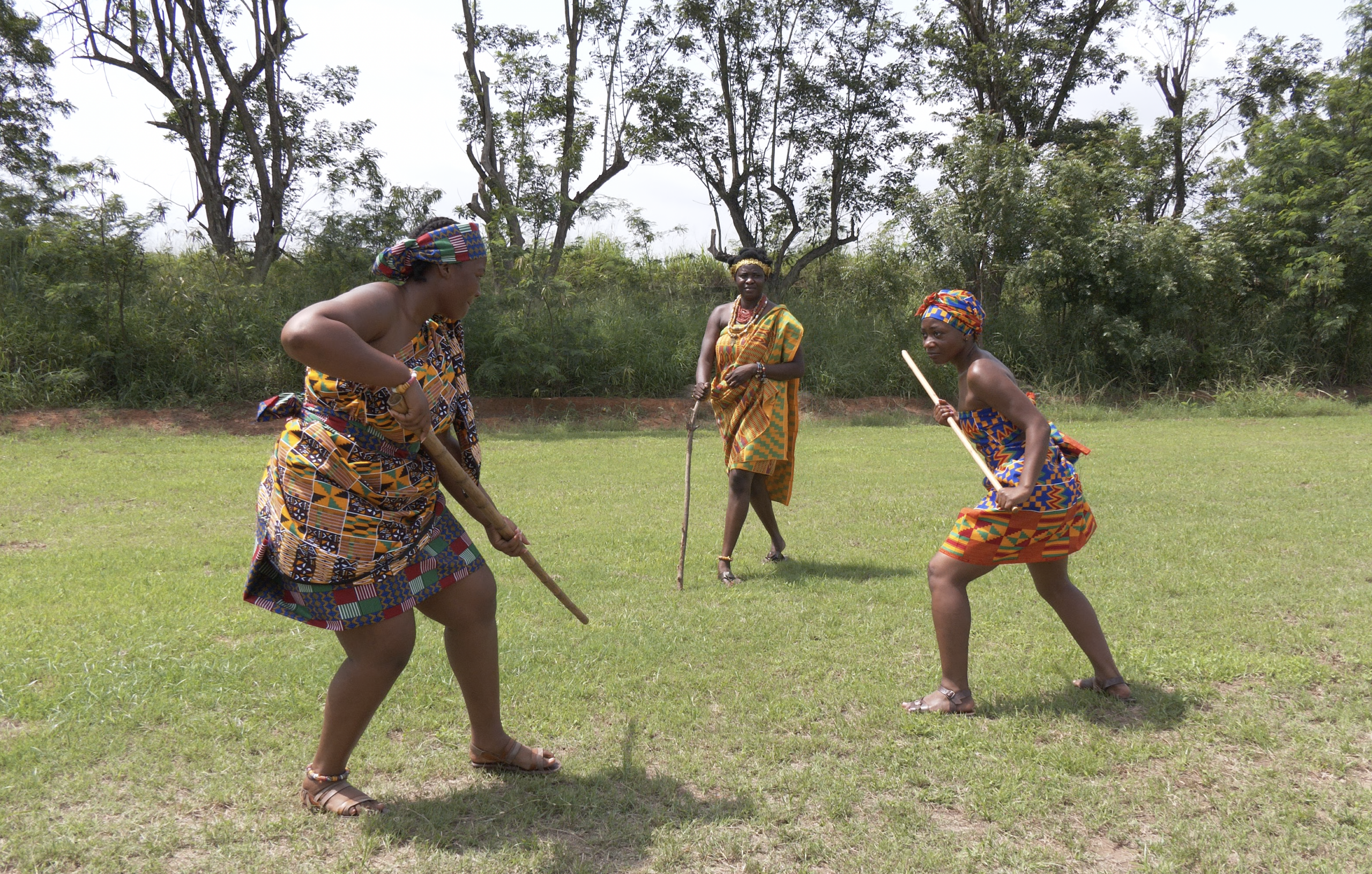 Still image from the fight scene in Ife’s film.